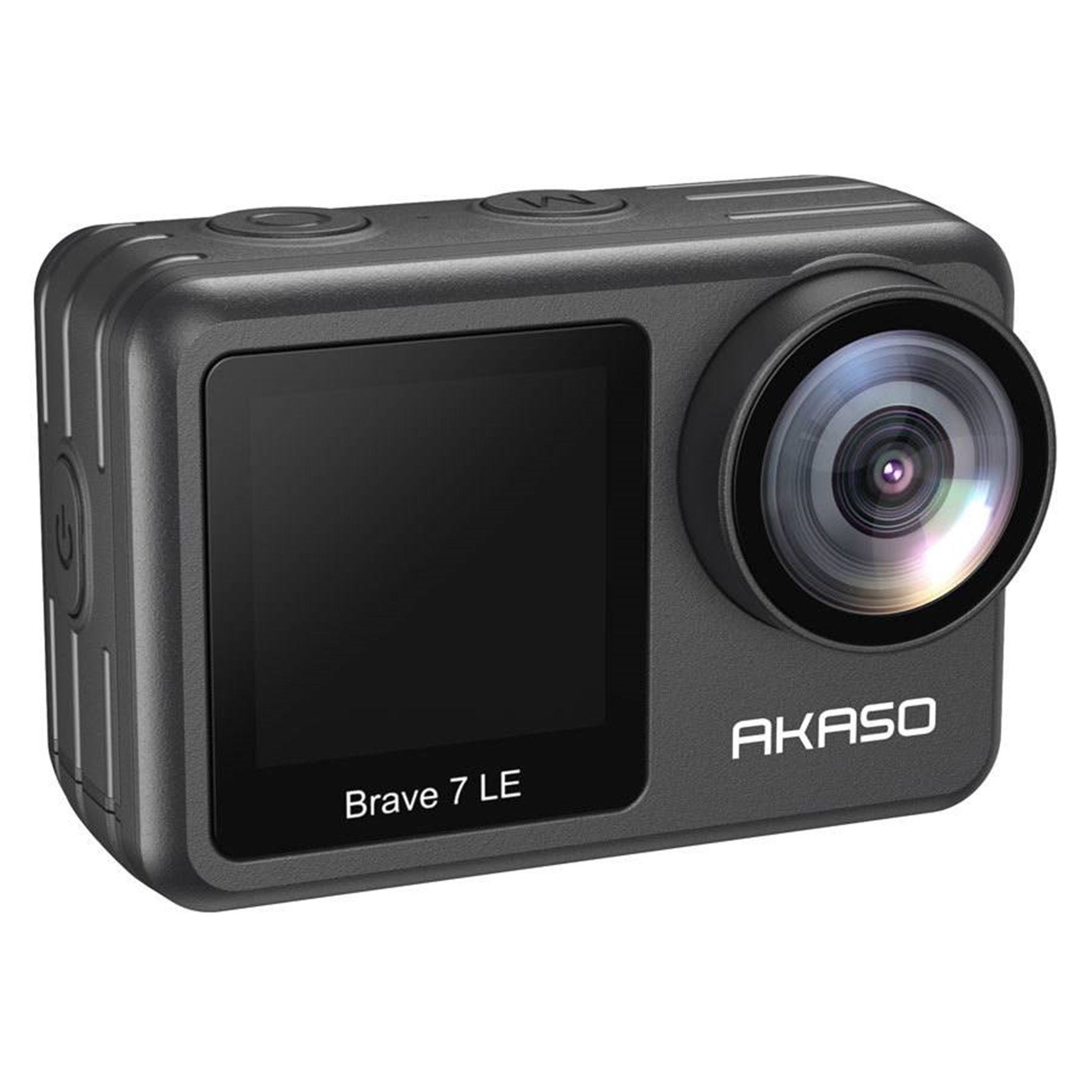 Se AKASO Brave 7 LE dobbeltskærm 4K/30fps action kamera, IPX7 vandtæt hos Balar