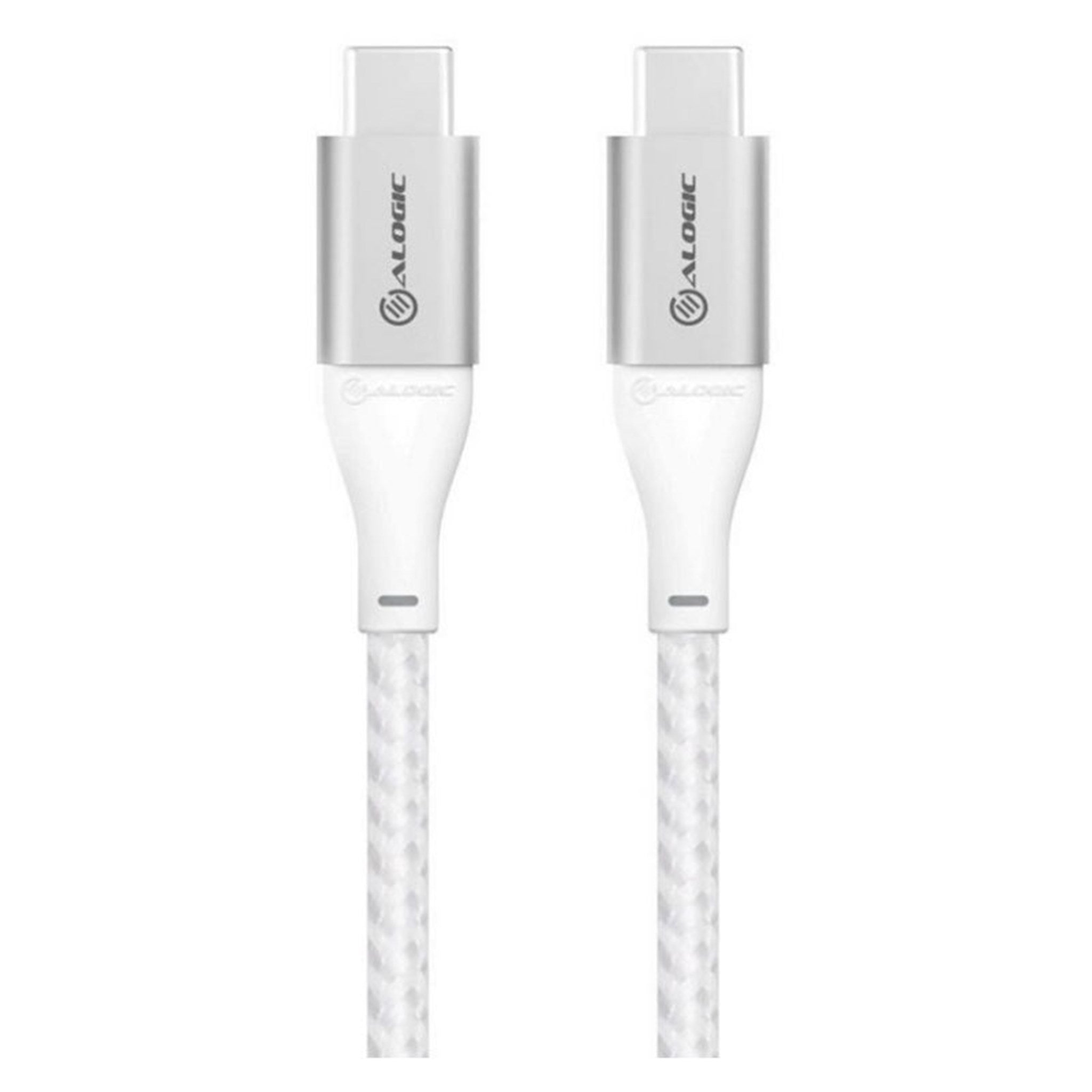 Billede af Alogic Ultra USB-C til USB-C 100W PD 30cm kabel, Sølv