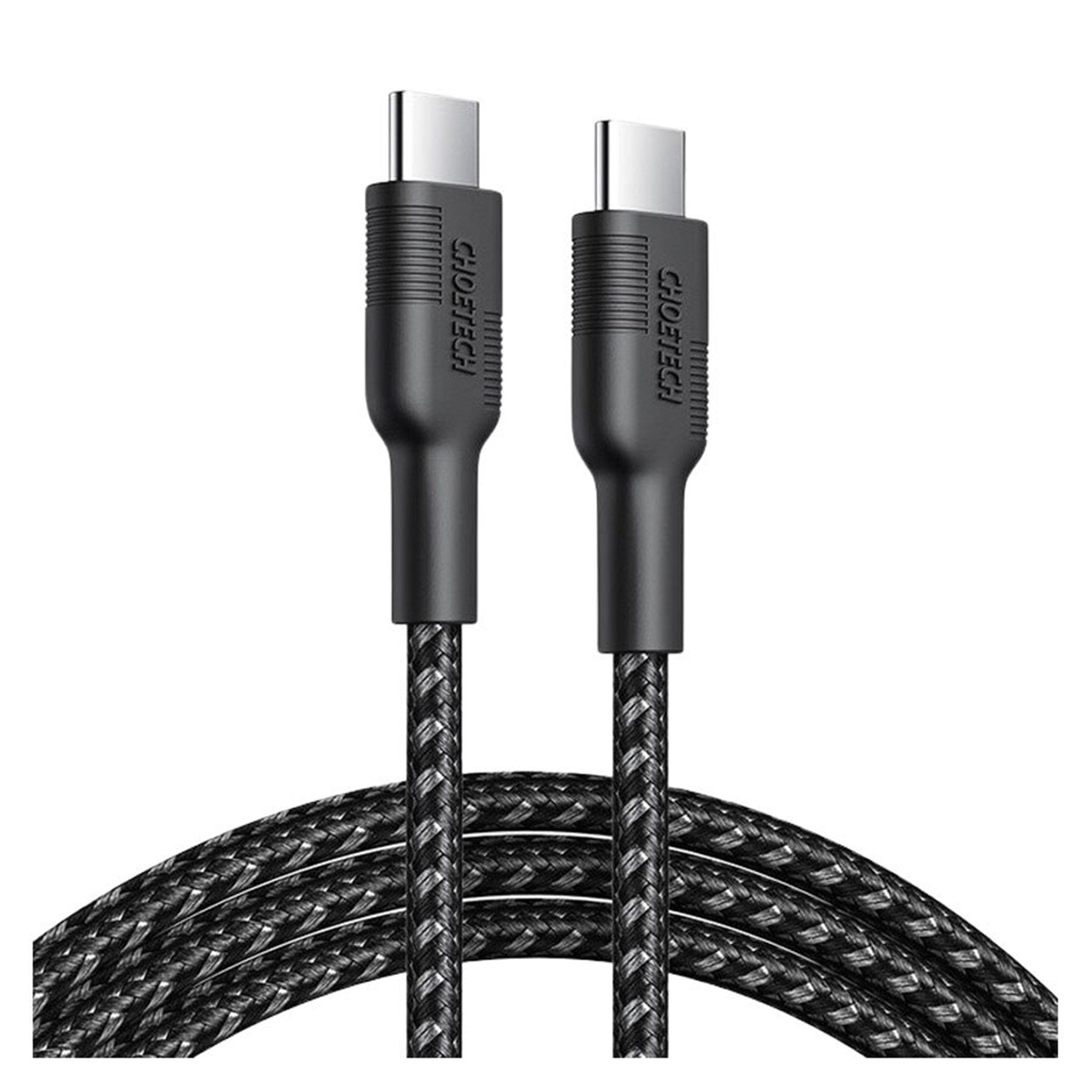 Billede af Choetech 1,2m USB-C - USB-C PD 60W Kabel, Sort