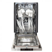 Zline 18 in. Top Control Dishwasher in Stainless Steel with Stainless Steel Tub and Traditional Style Handle DW-304-H-18