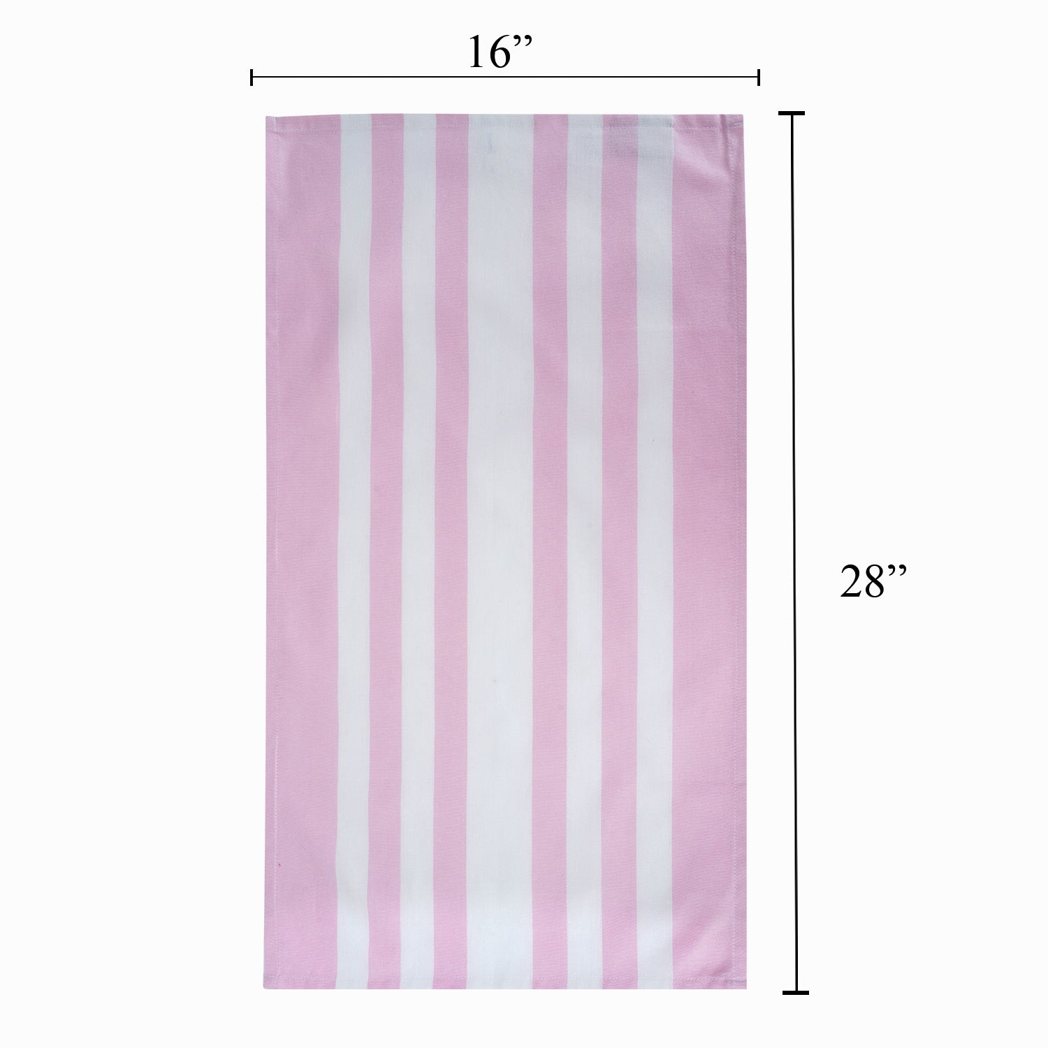 ECO BLOCKSTRIPE Kitchen Towel White/Pink - A world of craft