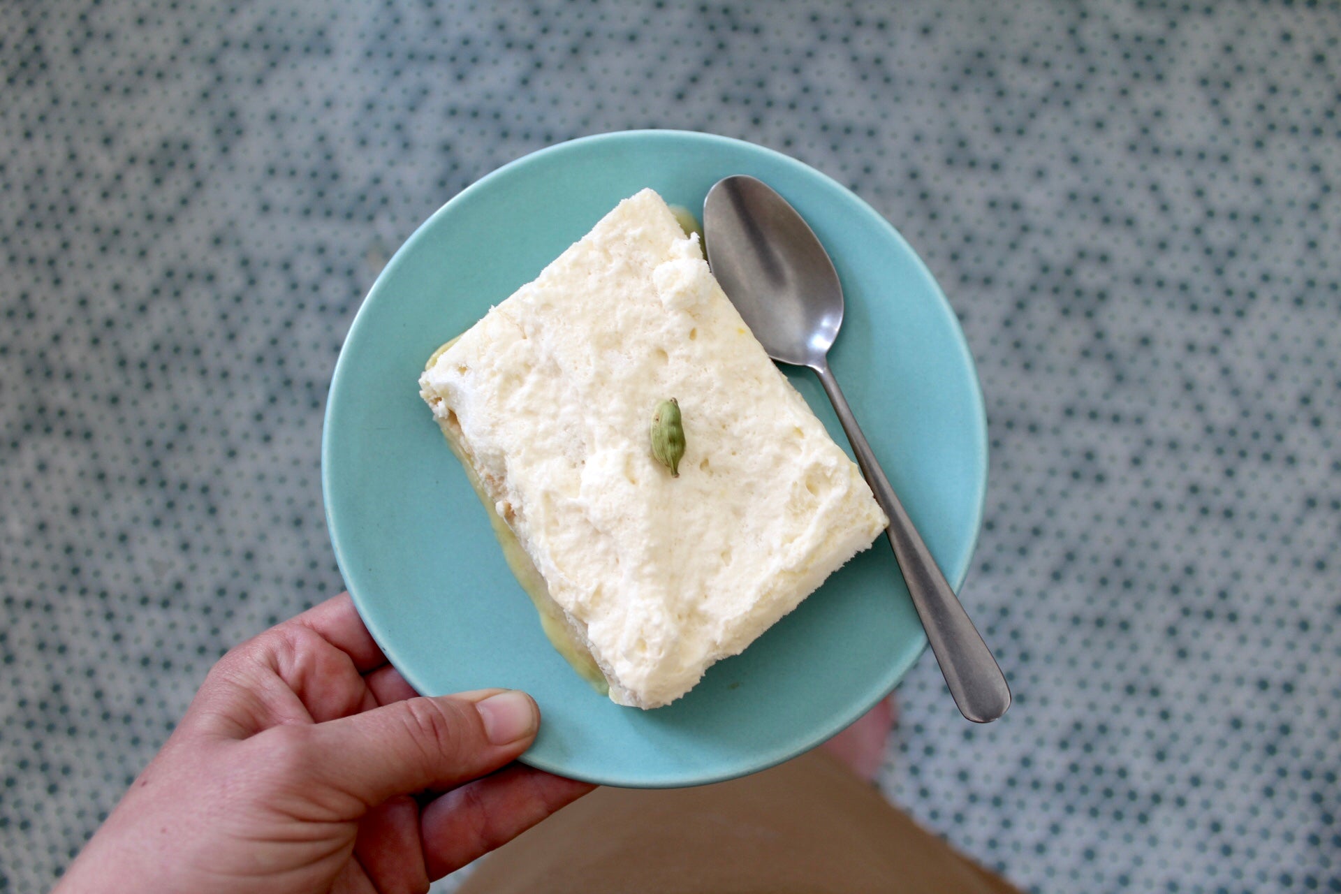 cardamom frozen dessert