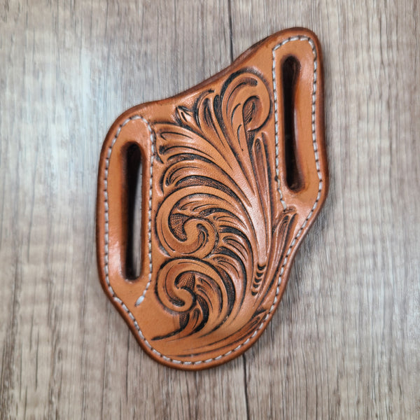 Scroll Tooled Leather Sheath - In Stock – Bbrosleather