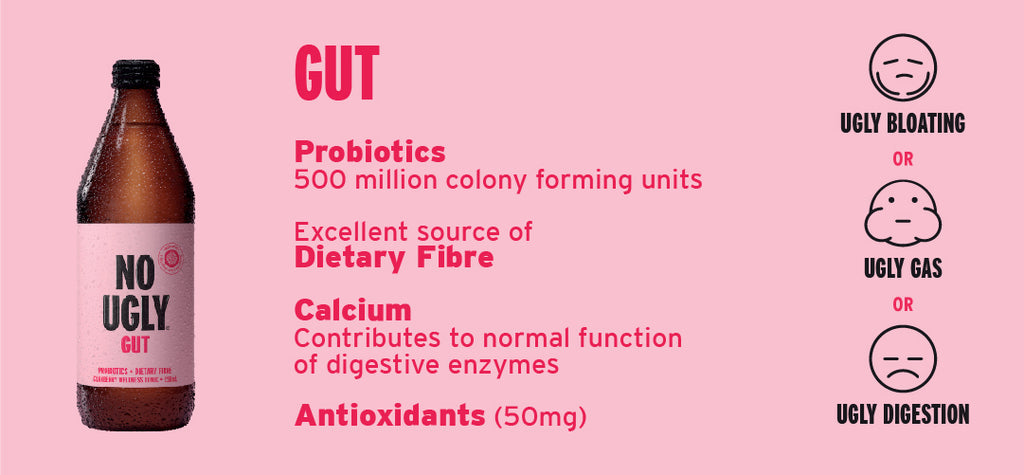 No Ugly GUT with probiotics that is great for your stomach and digestive system