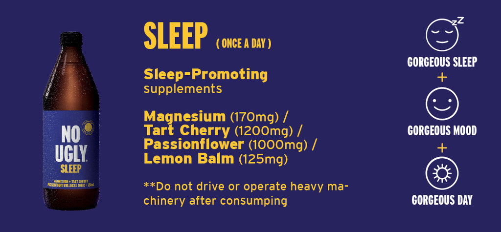 No Ugly SLEEP wellness beverage features and benefits