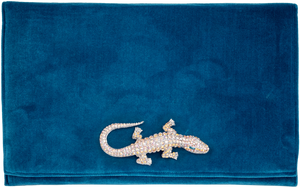 Cerulean Blue Geico Clutch Bag