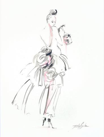 Debi Coules Canvas Print for "A Floral Affair"