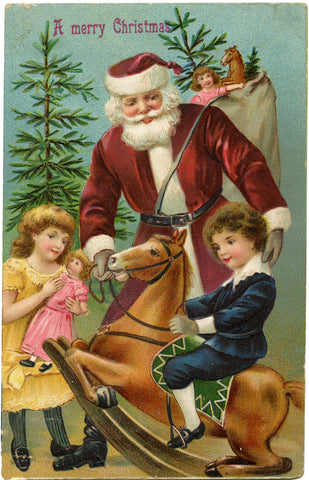 Vintage 1920's Christmas Card