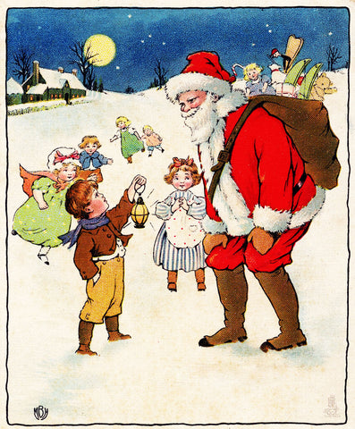 Vintage Santa Clause Artwork