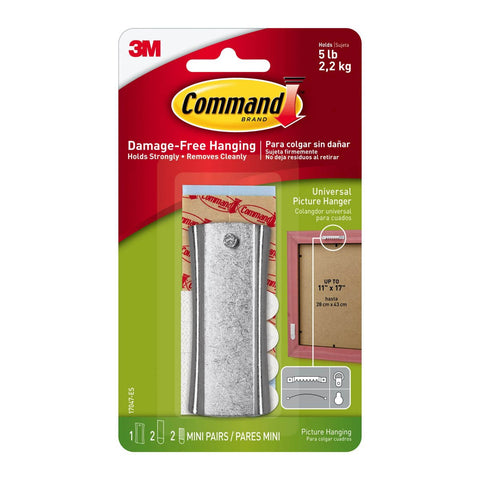 Command Clear Wire Hanger Hook, Value Pack of 9 Hooks and 12 Adhesive  Strips, Transparent - Damage Free Hanging - Holds up to 225 gm :  : DIY & Tools