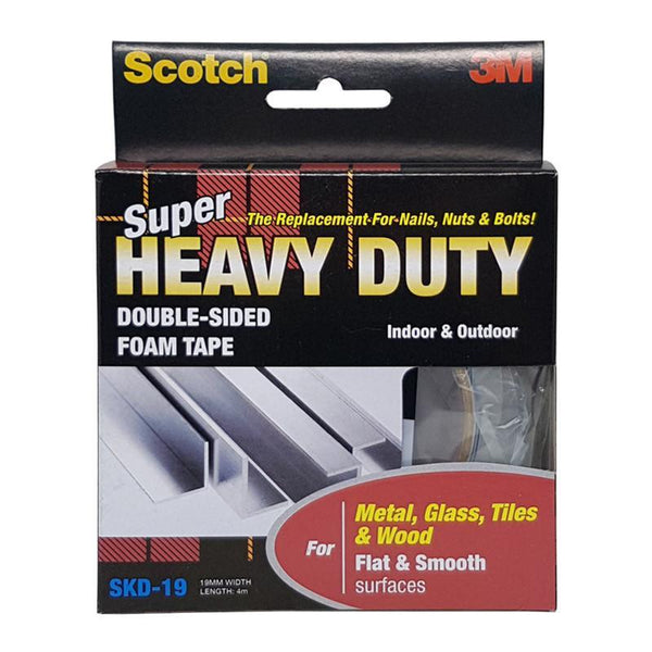 3M Scotch Indoor Double Sided Mounting Tape 25 mm x 1.5 m / 25 mm x 4