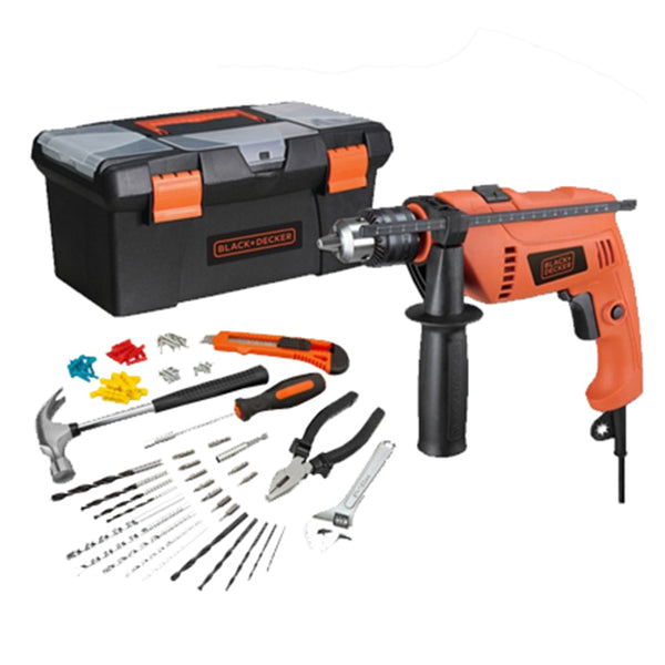 Unboxing and testing BLACK+DECKER BEH850KA32 Impact drill + 32 Acc. in case  - Bob The Tool Man 