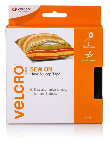 VELCRO® Brand Sew And Stick Tape for Fabric: 20mm