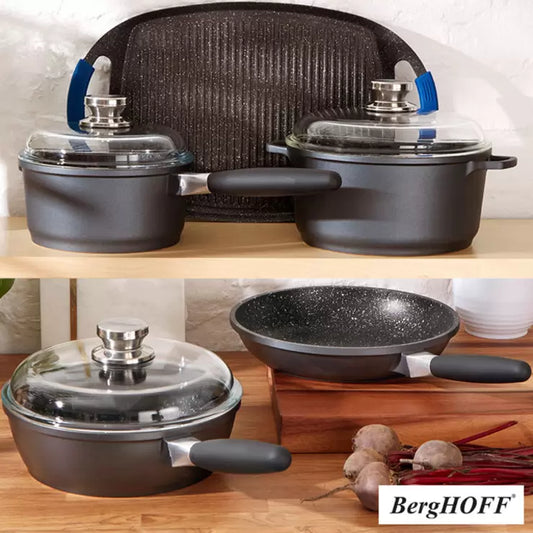 BergHOFF Eurocast Non-stick Frying Pans, 3 Pack – Signature Retail