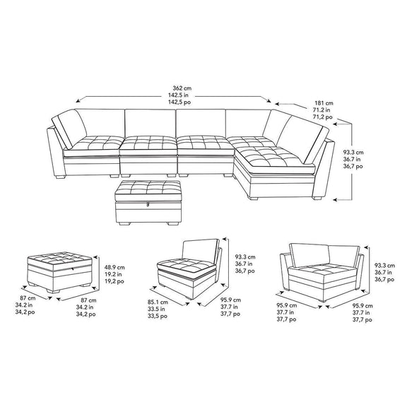 Thomasville Tisdale Dark Grey 6 Piece Modular Fabric Sofa 635367 576x ?v=1612216731