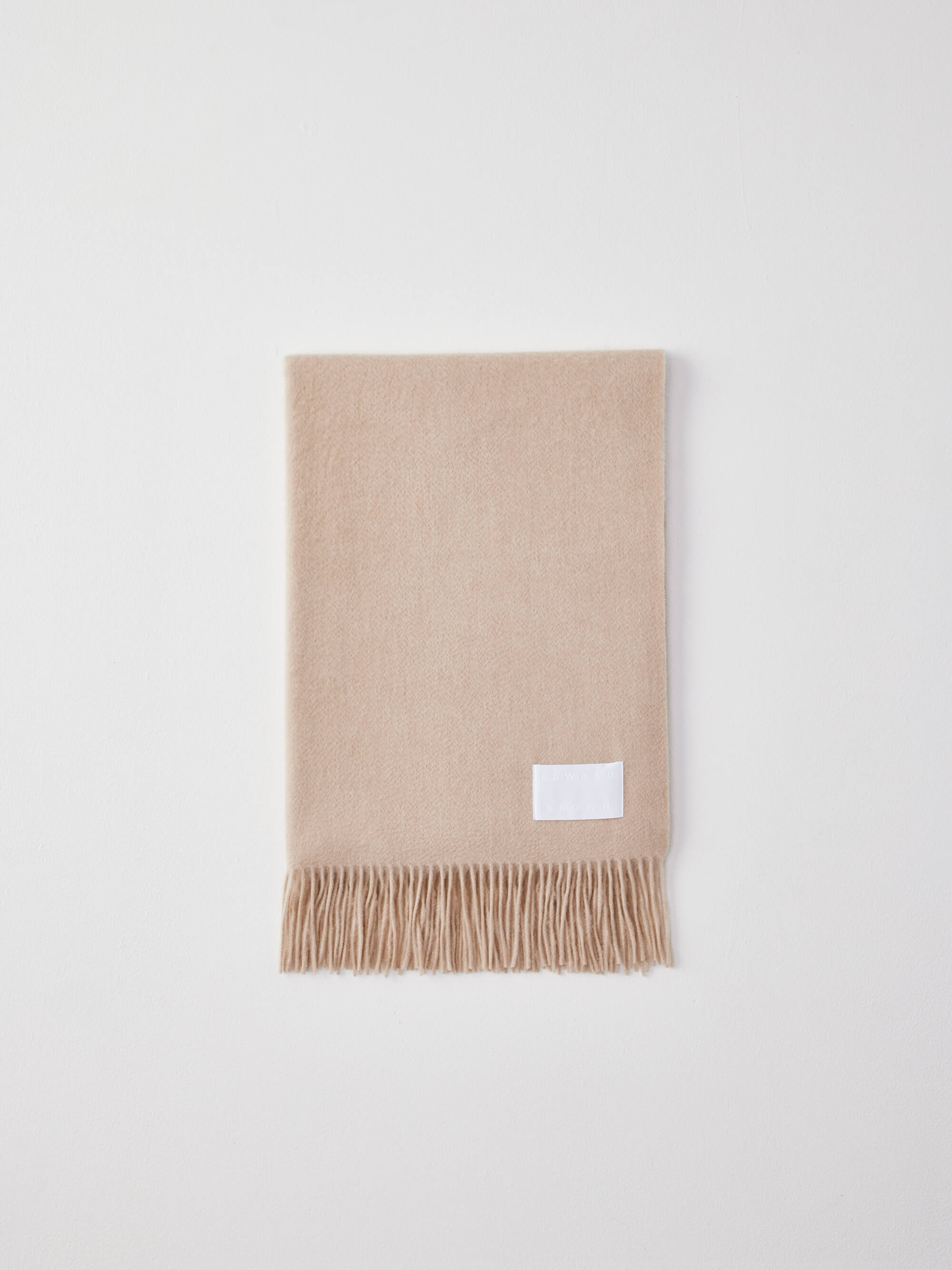 EDWARD BROWN  CASHMERE STOLE NAVYストール