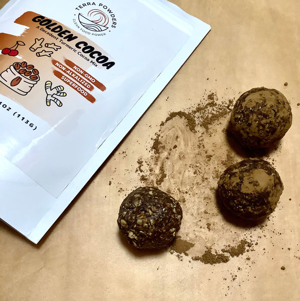 Terra Powders Golden Cocoa Recipe For Flavorful Power Balls