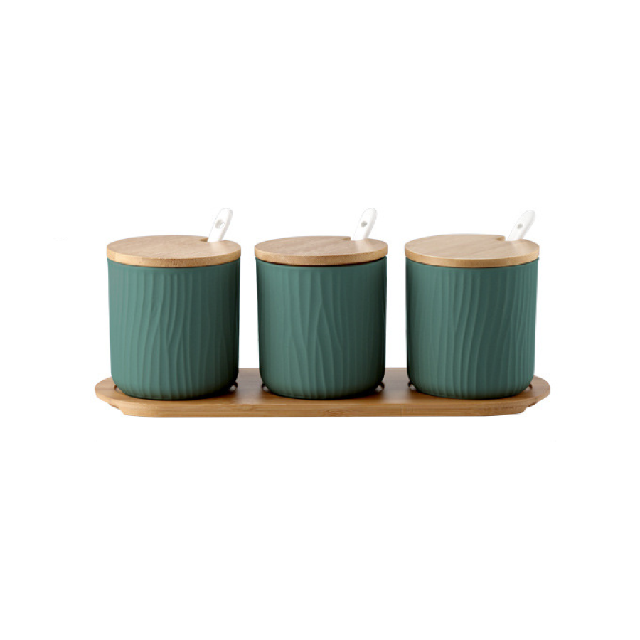 Wilder Collection Acacia Wood & Glass Sealable Food Storage Jars – Terra  Powders