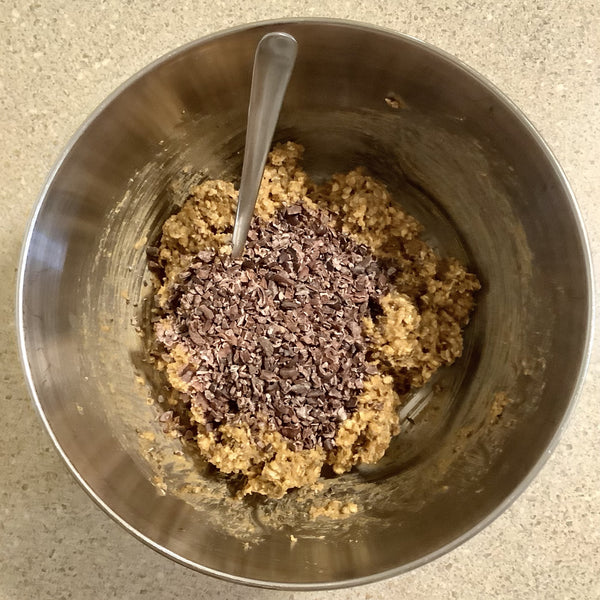 Making Pumpkin Power Ball Recipe With Organic Cocoa Nibs