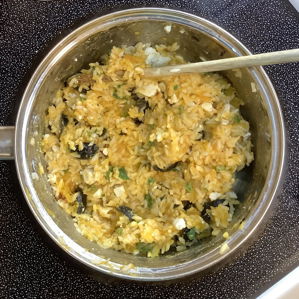 Jasmine Rice Black Olives Parsley And Feta Cheese Filling For Butternut Squash Recipe