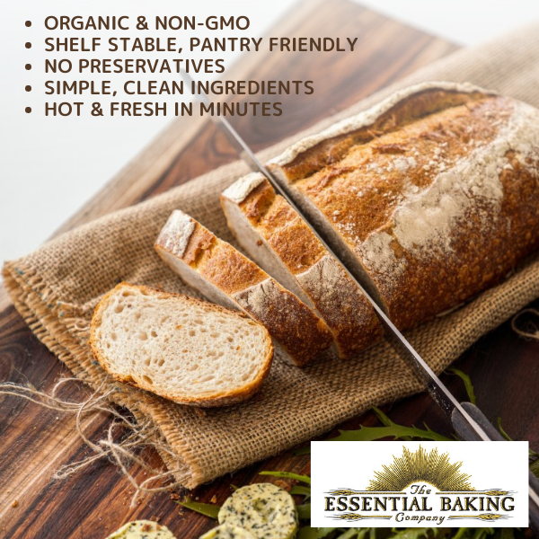 The Essential Baking Company Organic Take & Bake Bread Loaves