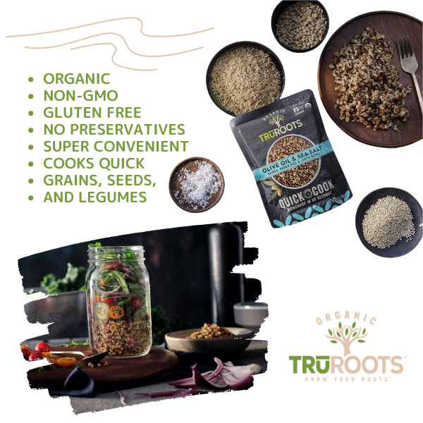 Organic TruRoots Quick Cook Grain Seed And Legume Pouches