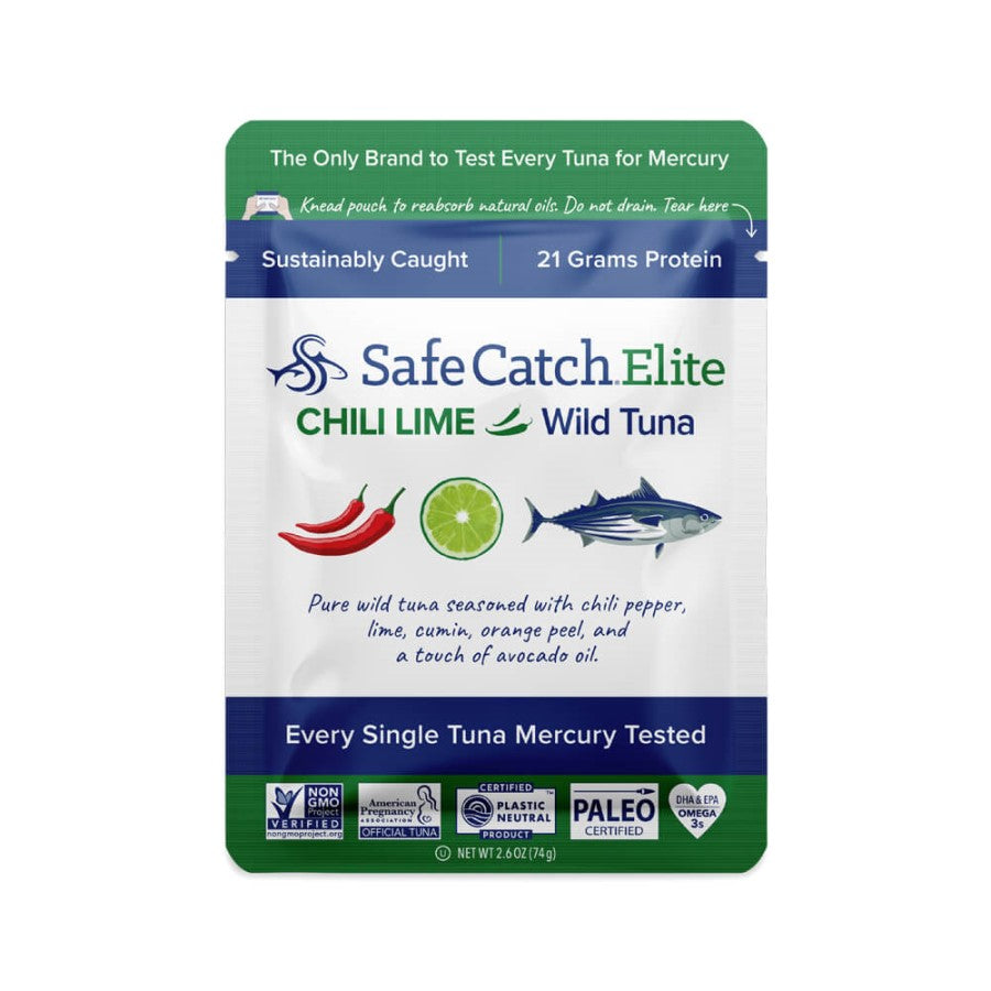 Safe Catch Elite Wild Tuna, Garlic Herb - 2.6 oz