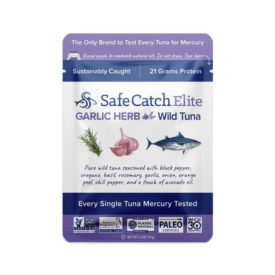 Safe Catch Elite Citrus Pepper Wild Tuna Pouch 2.6oz – Terra Powders
