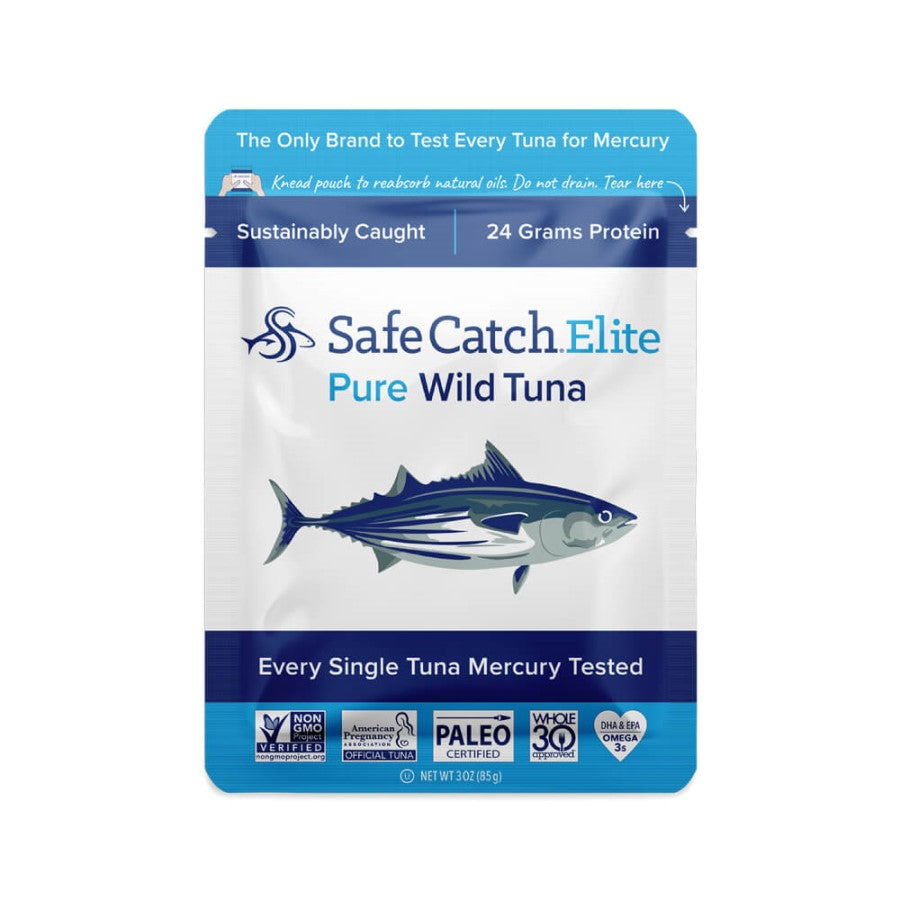 Safe Catch Elite Citrus Pepper Wild Tuna Pouch 2.6oz – Terra Powders