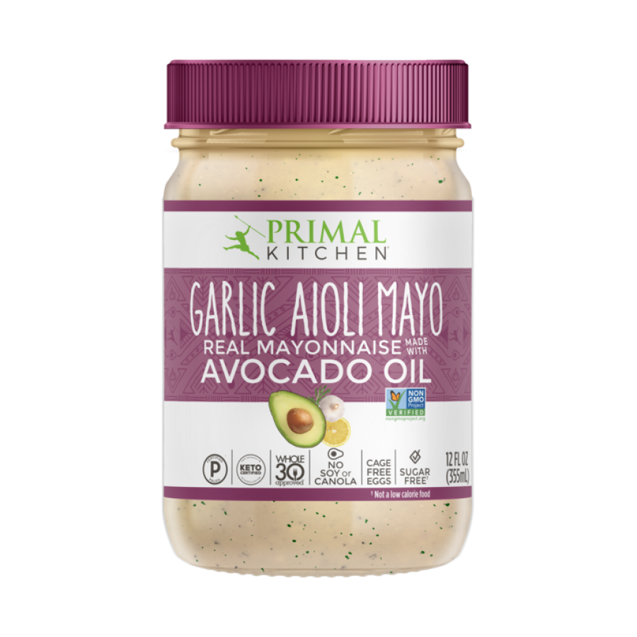 Primal Kitchen Mayo Made with Avocado Oil Variety Two Pack - 1 Original & 1  Garlic Aioli