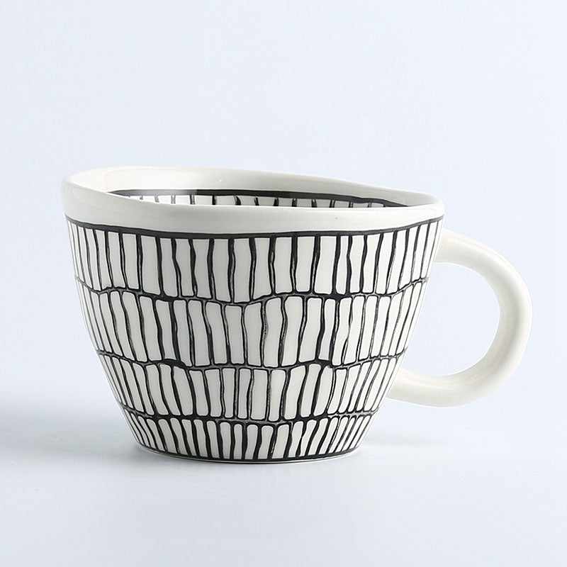 Organic Artistic Style Irregular Shaped Ceramic Mug