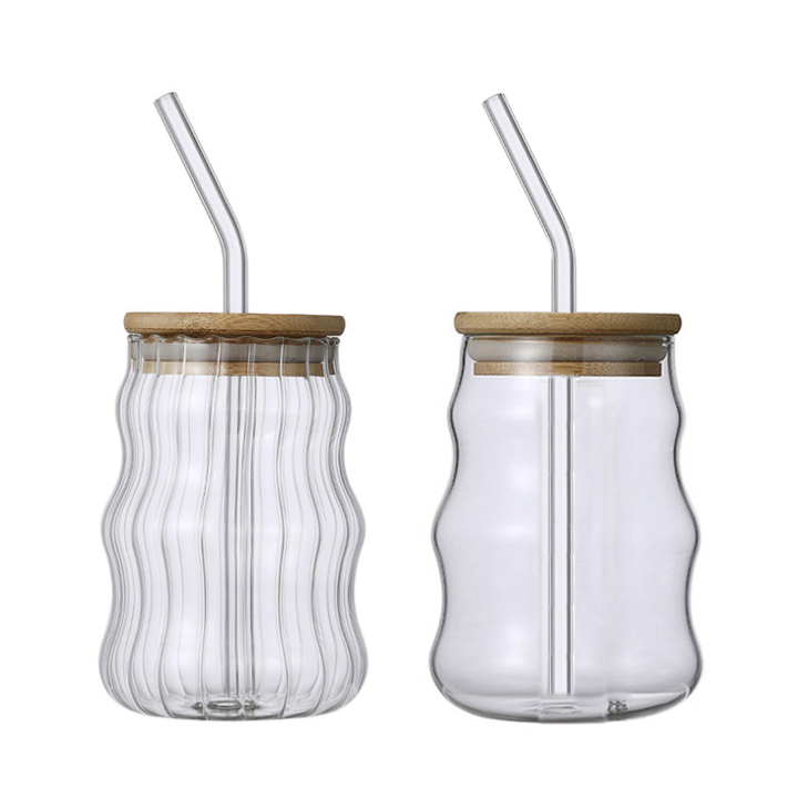 Stainless Steel Prismatic Tumbler With Straw