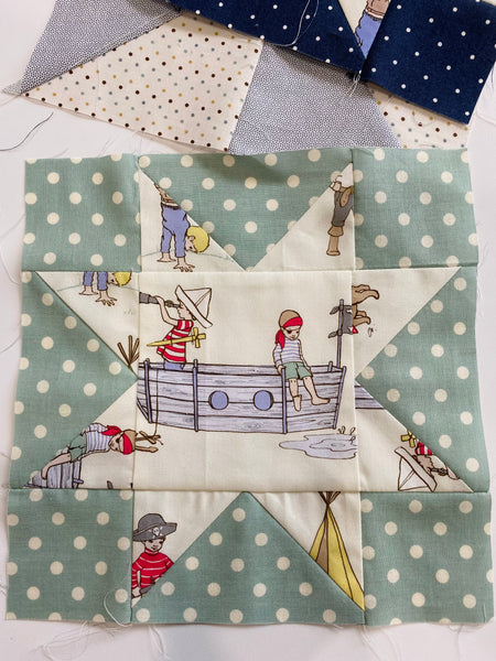 Belle and Boo pirate patchwork