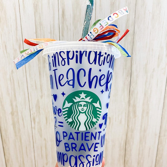 Teacher Wrap Starbucks Cup Collection Twenty Two