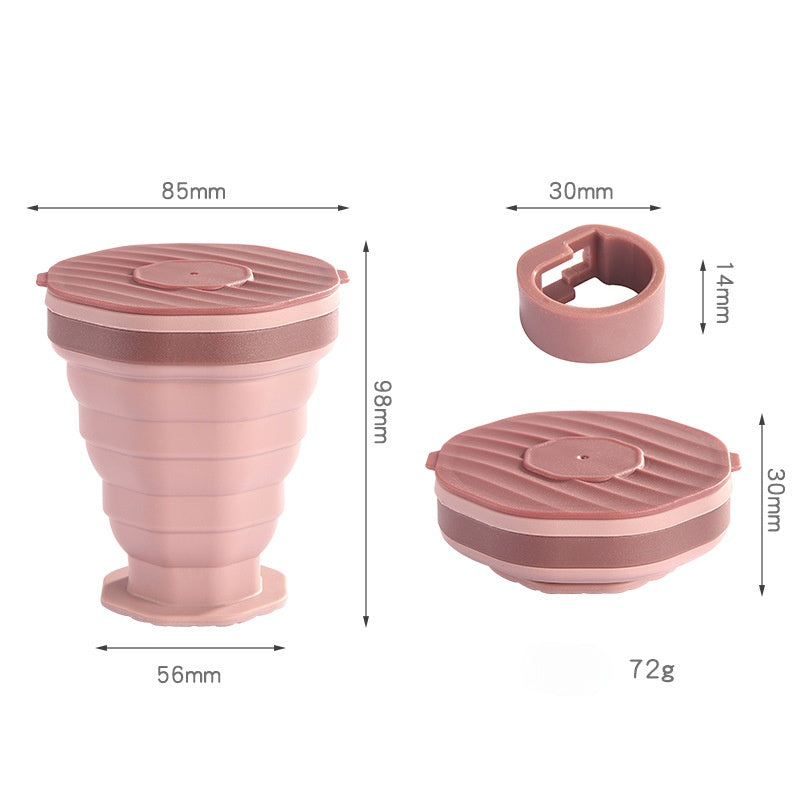 Portable Silicone Foldable Water Cup