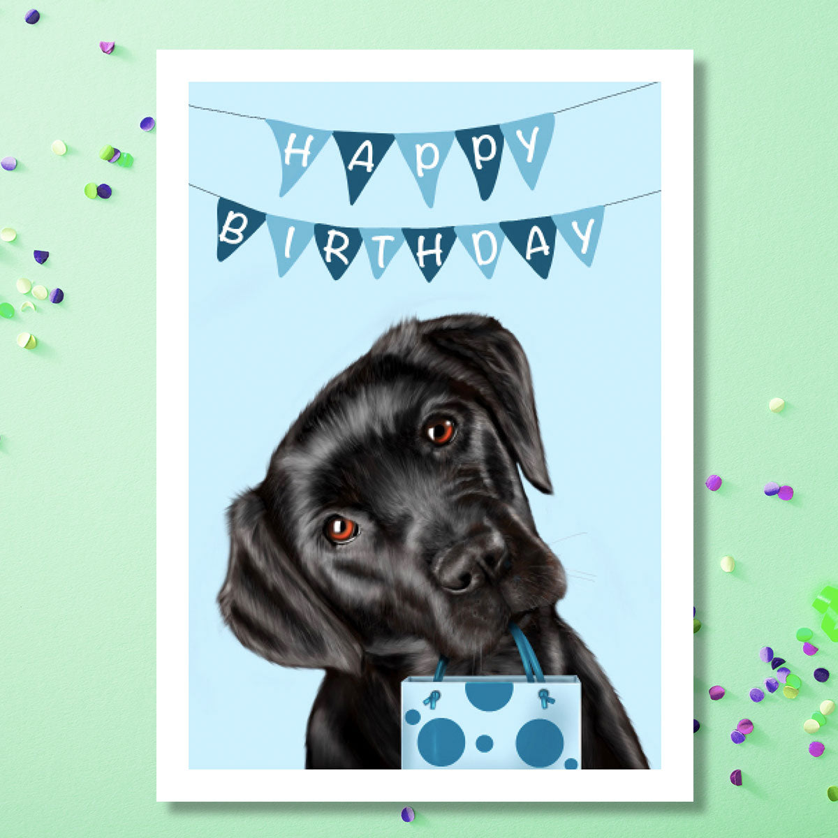 lab birthday cards