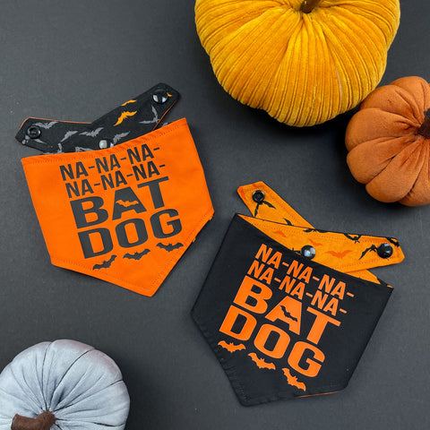 Oh Mabel Bat Dog Halloween Bandana