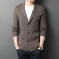 Men's Wool Knit Business Casual Cardigan