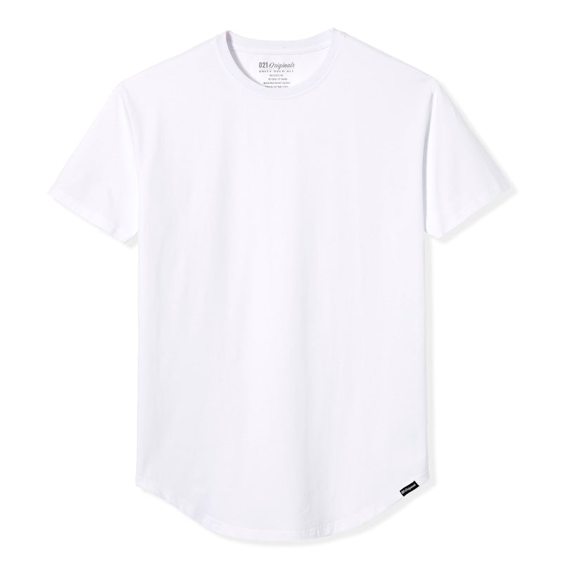 021 ESSENTIAL DROP-CUT T-SHIRT - WHITE - 021 Originals product image