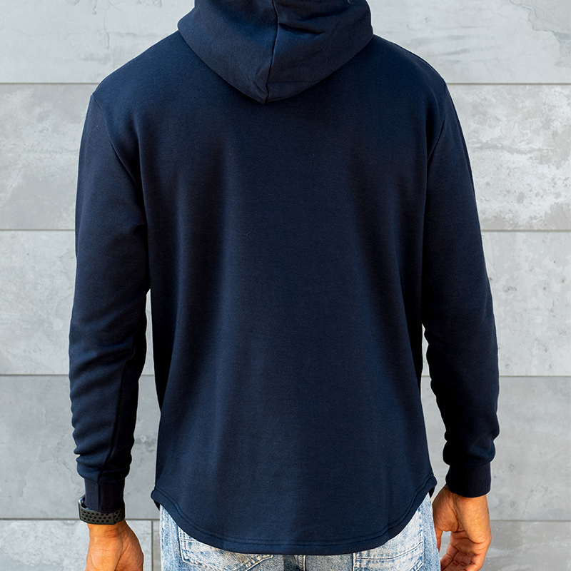 021 ESSENTIAL DROP CUT HOODIE - NAVY – 021 Originals