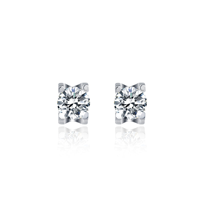 cartier diamond stud earrings