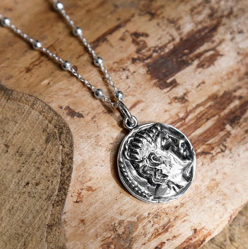 Sterling Silver Apollo Coin Necklace – Martha Jackson Jewellery