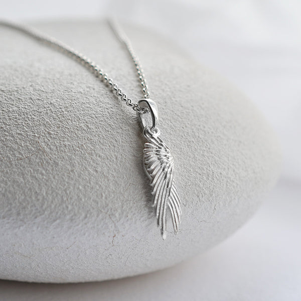 Sterling Silver Angel Wings Necklace | Martha Jackson Jewellery