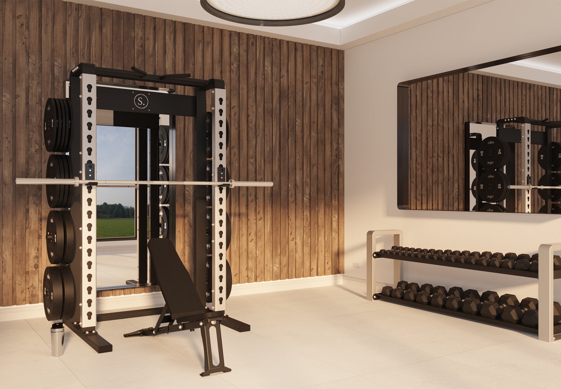 Solo Squat Rack & Storage