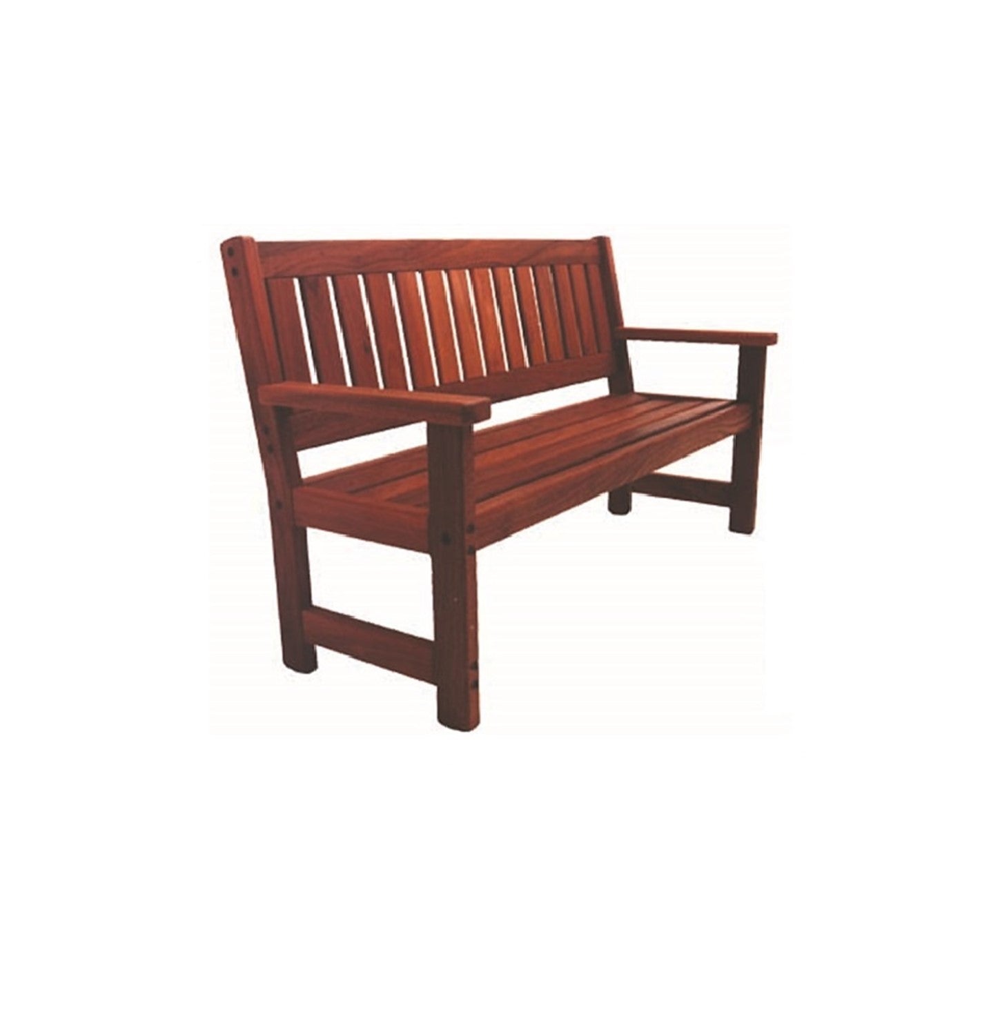 small wooden bench seat outdoor