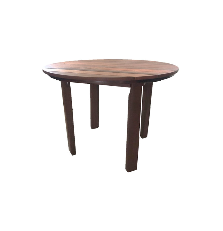 brown outdoor table