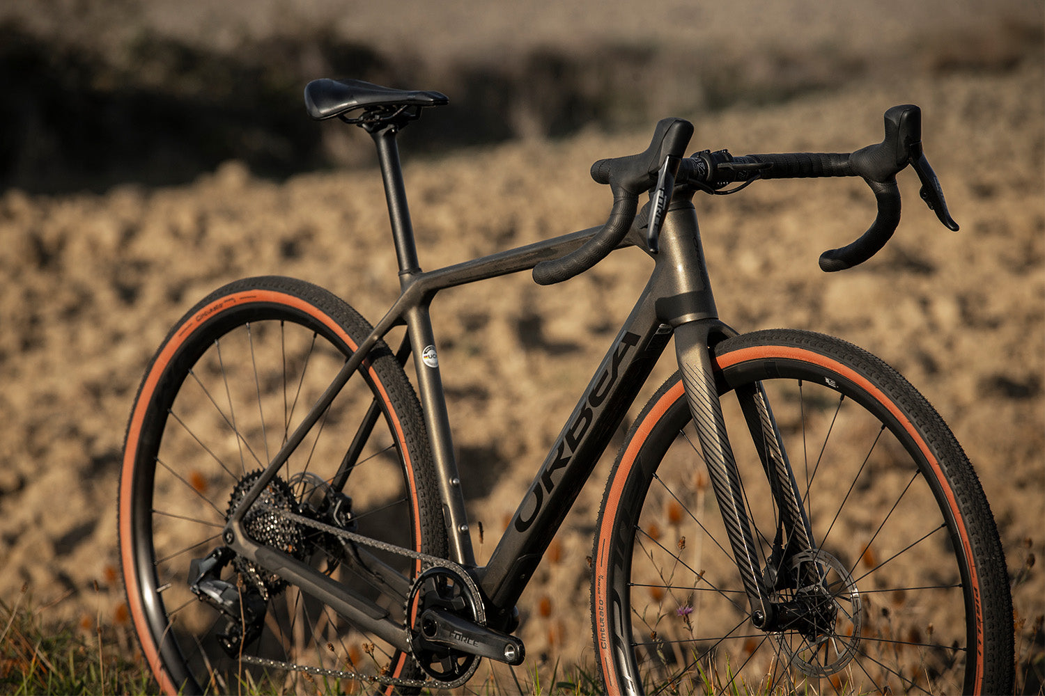 2022 Orbea Terra Gravel Bike Contender Bicycles Detail Front End ?v=1636578015