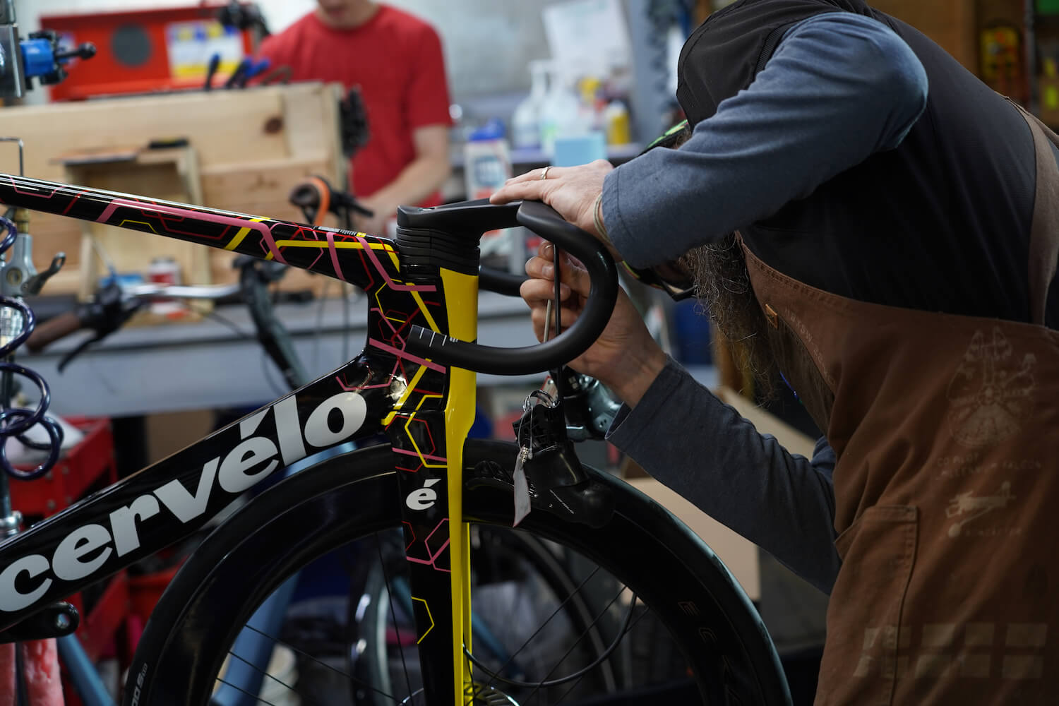 Building a Cervelo Celebration at Contender Bicycles