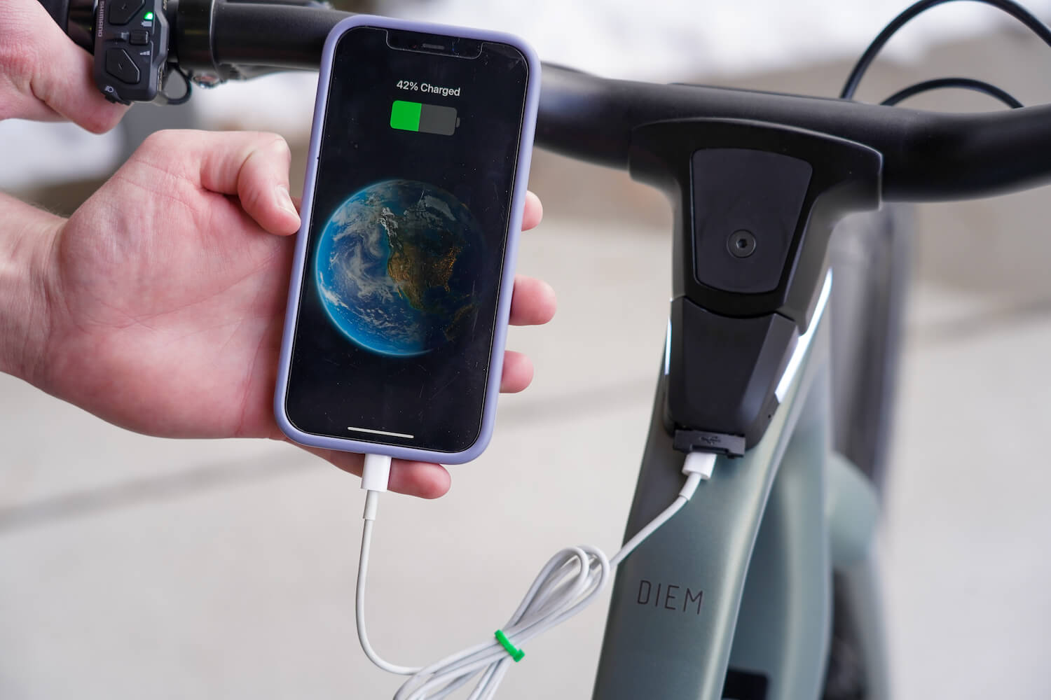 smartphone connection for the orbea diem