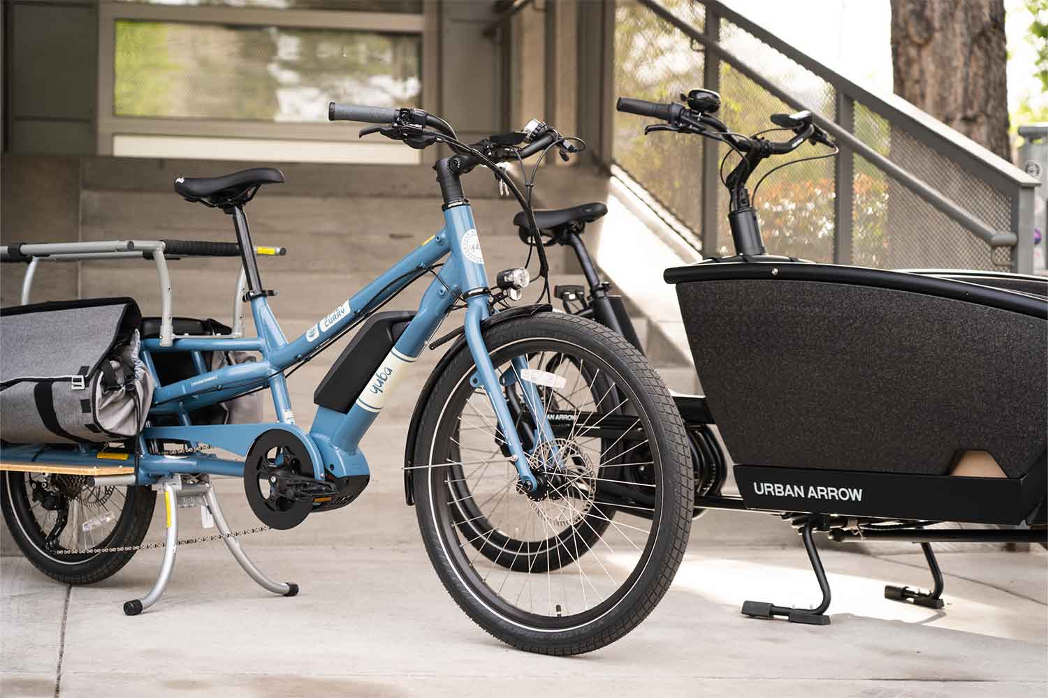 Spicy Curry and Urban Arrow Electric bikes